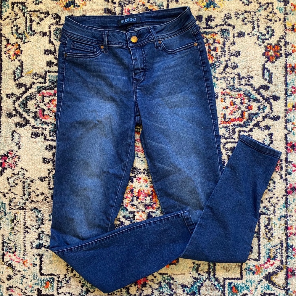 Blue Spice Stretchy Skinny Jeans